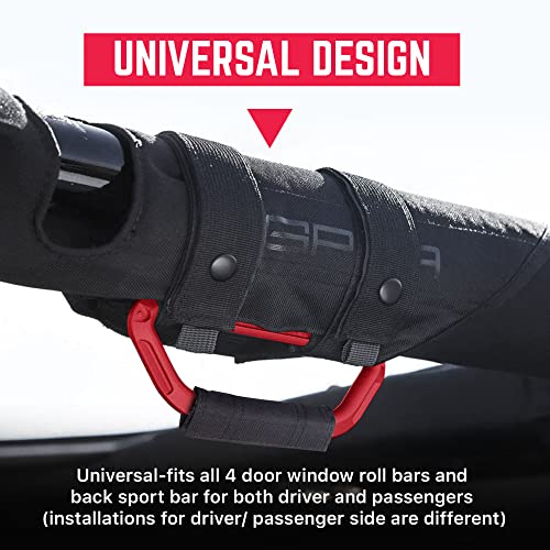 GPCA GP Grip PRO Handle, Foldable Patented Aluminum Metal Grab Handles for Jeep Wrangler 4xe