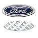 DIYcarhome Ford Front Grille Tailgate Emblem, Oval 6