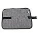 BUBM Roll-Up electronics organizer, travel carry case, Hanging Toiletry Cosmetics Bag (Gray)