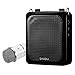 Wireless Voice Amplifier, SHIDU SD-S516 (UHF) 30W Portable PA Systems with 2000mAh Rechargeable Lithium Battery, Build-in Recorder & Echo for Teacher / Tour Guides Outdoors & Indoor Activities (Black)