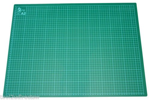 TOOLZONE HB200 Schneidematte, A2, bedruckt, Rasterlinien, rutschfest, für Messer, Bastelarbeiten