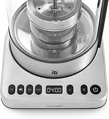 WMF Lono 2 in 1 Vario Wasserkocher mit Temperatureinstellung, 1,4-1,7 l, Teekocher, 3000 W, Wasserkocher Glas mit Teesieb, Warmhaltefunktion – Bild 3