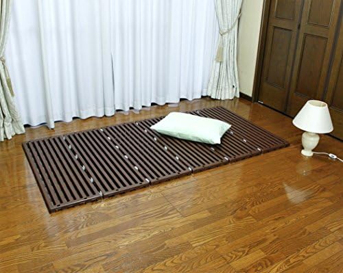 Amazon Co Jp 蝶プラ工業 すのこベッド エアースリープ ブラウン ホーム キッチン