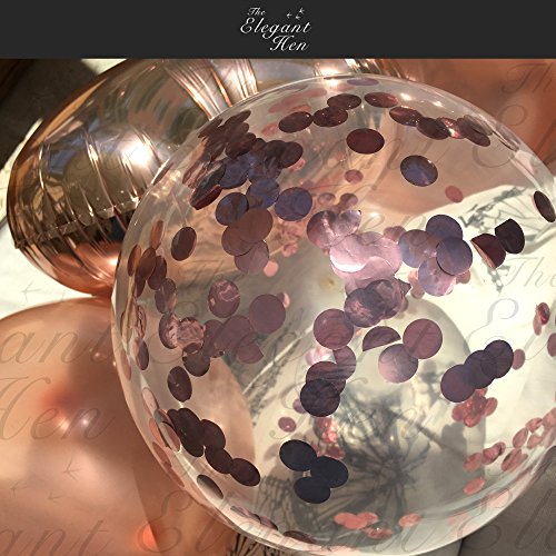 The Elegant Hen 45 Piece Ultimate Rose Gold Happy Birthday