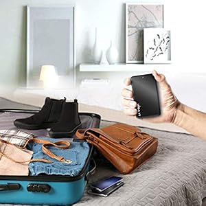 Vida IT vCard+ Power Bank Mini Caricabatterie Esterna Universale Portatile 4000mAh Piccolo e Sottile Caricatore di Sostegno da Viaggio Compatibile con iPhone Android USB-C con Cavo Integrato 3 in 1 - immagine 8