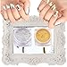 Travelmall 2 Box Gold Silver Mirror Powder Pigment Nail Glitter Nail Art Chrome (gold+silver)