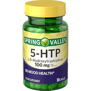 Spring Valley Natural 5-HTP/L-5-Hydroxytryptophan, 200mg, 30 Capsules