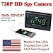 [100% COVERT] SecureGuard HD 720p USB Charger & Clock Radio Spy Camera Covert Hidden Nanny Camera Spy Gadget