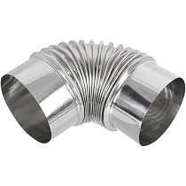Amazon.com: OATIPHO Chimney Exhaust Pipe Flexible Exhaust Tubing Flex Hose  Chimney Flue Elbow Wood Stove Chimney Kit Wood Stove Pipe 6 Inch Pipe Elbow  Chimney Stainless Steel Flues Air Hose : Home