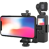 Smatree OSMO Pocket 2 Phone Holder Set Expansion Accessories with 1/4”Thread Screw Compatible with DJI OSMO Pocket 2/ DJI OSMO Pocket and Smartphone