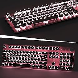 LexonElec Typewriter Style Retro Wired Mechanical