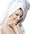 Elaine Karen Egyptian Towels 12 Cotton Hair Towels, (20 x 40 inches) White