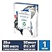 Hammermill Great White 30% Recycled 20lb Copy Paper, 8.5 x 11, 1 Ream, 3 Hole Punched, 500 Sheets, Made in USA, Sustainably Sourced From American Family Tree Farms, 92 Bright, Acid Free, 086702R primary