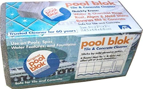 Hardscaping Materials - Pool Blok PB-12 by US Pumice, Pumice Stone for Cleaning of Pools, Tiles, Will Remove Lime, Rust, Stains from Pool Tiles Grout, 5.75x2.87x2.87 (1)