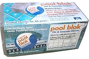 Pool Blok PB-12 by US Pumice, Pumice Stone for Cleaning of Pools, Tiles, Will Remove Lime, Rust, Stains from Pool Tiles Grout, 5.75x2.87x2.87 (1)