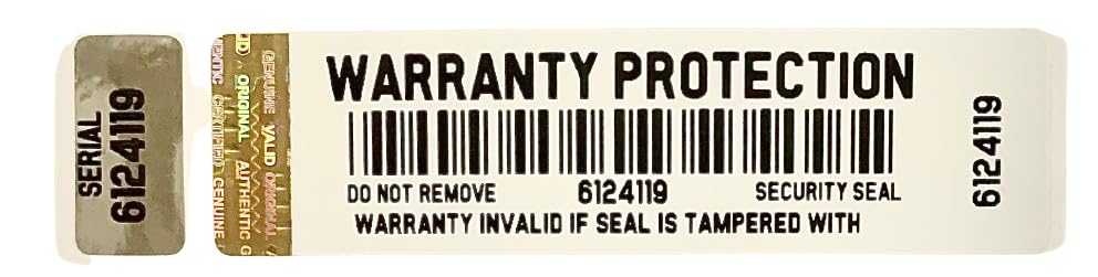 Warranty Void Tamper-Evident Security Labels with Hologram X 100