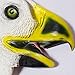 CreepyParty Animal Mask Eagle Mask Deluxe Halloween Costume Party Latex Animal Head Mask (Eagle)