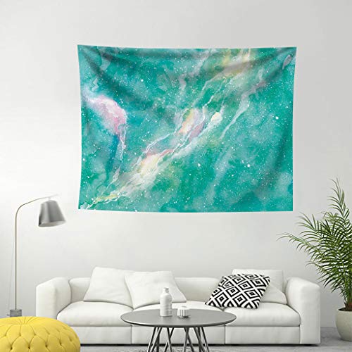 charmsamx Marble Tapestry Colorful Starry Sky Wall Hanging Tapestries 3D Crack Granite Classic Tapestry 59×78.7 Inch Bedspread Beach Towel Mat Blanket Table Cover for Bedroom Dorm Decor - Thumbnail 2