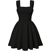 SHENHE Girl's Summer Sleeveless Ruffle Tank Dress Fit and Flare Flowy A Line Party Dress