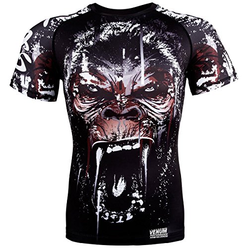 Venum Gorilla Rashguard - Short Sleeves - Black - X-Large
