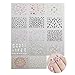 Tinksky Nail Stickers 3D Design Self-adhesive Tip Nail Art Decals 50 Sheets (Random Pattern)
