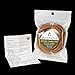 BEADNOVA 2.0mm Genuine Round Leather Cord Leather Strips for Jewelry Making Bracelet Necklace Beading, 10 Meters/ 11 Yards, Natural Color