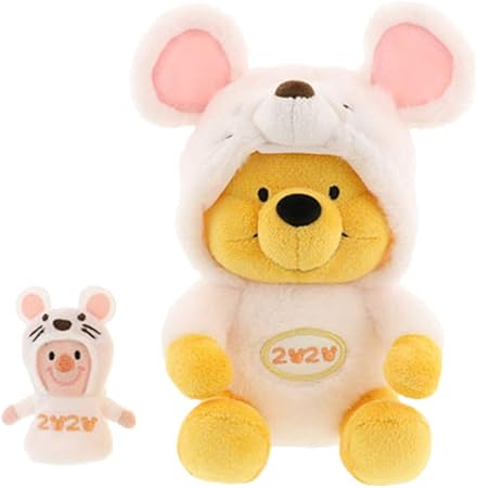 Amazon ディズニー お正月 ニューイヤー グッズ パペット 付き ぬいぐるみ プーさん 着ぐるみ くまのプーさん 干支 子 ねずみ 年 ディズニーリゾート 限定 ぬいぐるみ おもちゃ