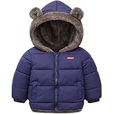 Fairy Baby Infant Baby Winter Coat Cute Teddy Bear Hooded Jacket Warm Fleece Outerwear Windproof Toddler Boys Girl 6M-4T