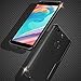 MILPROX Compatible with OnePlus 5T case, Ultra Thin Slim Transparent Crystal Clear PC Back Cover with Rubber TPU Bumper, Shockproof Anti-Scritch Case for Oneplus 5T - Black