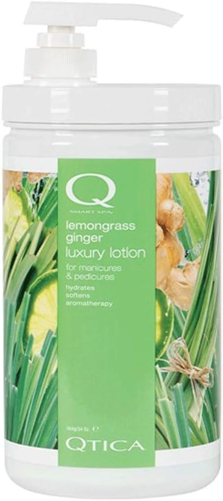 Qtica Smart Spa Luxury Lotion (Lemongrass Ginger Scent) 34 oz by Qtica Smart Spa