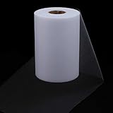 vLoveLife White 6 Inch x 100 Yards Tulle Roll Spool Fabric Table Runner Chair Sash Bow Tutu Skirt Sewing Crafting Fabric Wedding Party Gift Ribbon