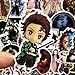 50PCS Anime Janpan Demon Slayer: Kimetsu no Yaiba Stickers Laptop Sticker Computer Bedroom Wardrobe Car Skateboard Motorcycle Bicycle Mobile Phone Luggage Guitar DIY Decal (Demon Slayer)
