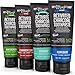 My Magic Mud Charcoal Teeth Whitening Toothpaste, Verified Enamel Safe & Clinically Tested, Organic Coconut Oil, Essential Oils, Best Natural Whitener, Fluoride-Free, Vegan, Variety 4-Pack (4oz)