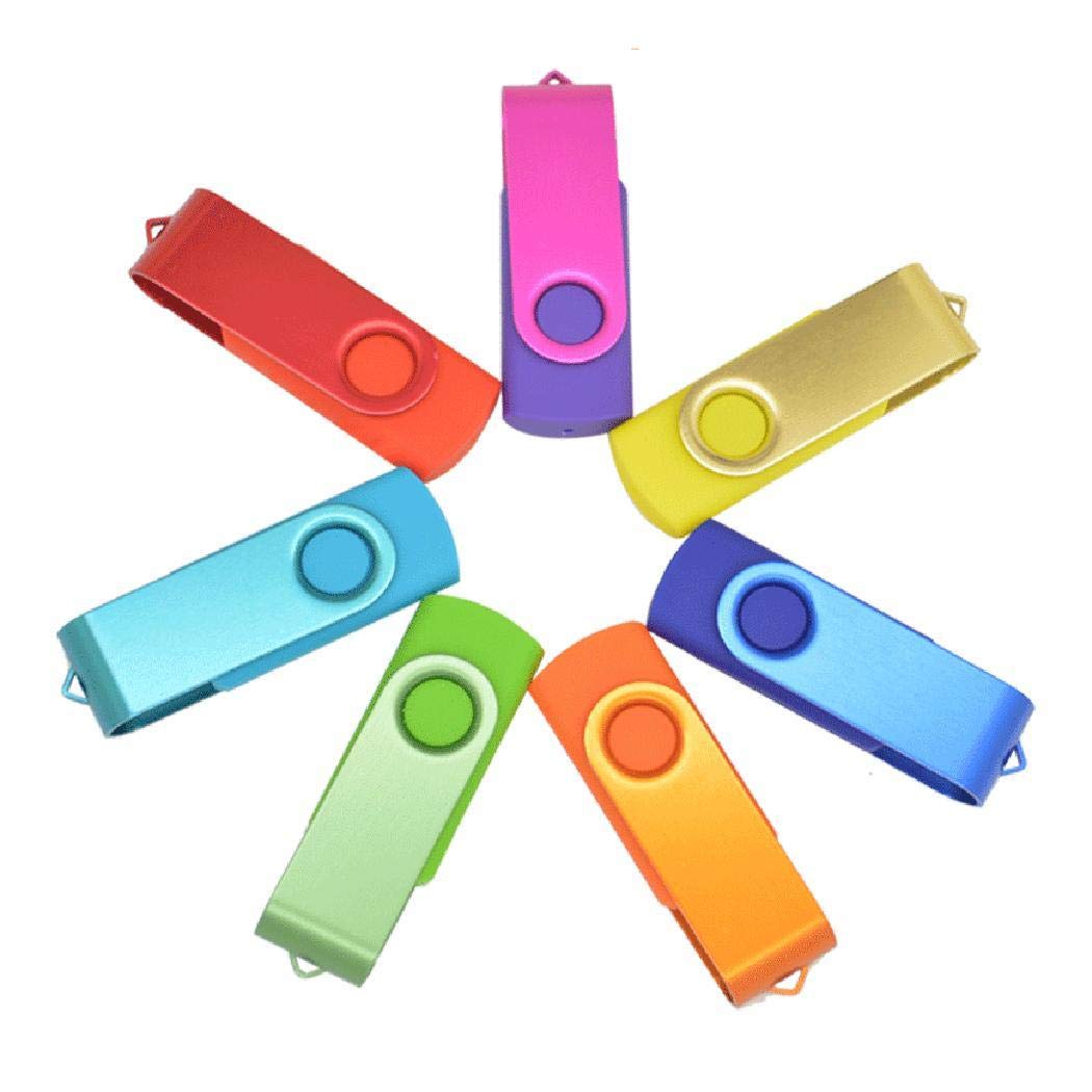 kiloid 16GB USB2.0 Flashing Memory Stick Pen Drive Storage Rotating U Disk USB Flash Drives