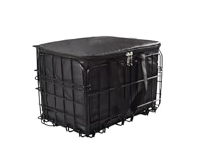 Himiway Folding Bike Basket - Front & Rear Hanging Cargo Storage Basket, Quick Release Mental Storage Rack for Bike Handlebar & Rear Rack, Max. Load 66 lbs /11 lbs, Waterproof & Anti-Rust