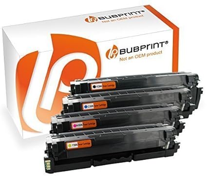 Bubprint 4 Toner kompatibel für Samsung CLT-506L für CLP-680 CLP-680DW CLP-680ND CLX-6260FD CLX-6260FR CLX-6260FW CLX-6260ND 