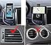 L.Store (R) Adjustable Car Air Vent Smartphone Mount Holder 3.5'' - 6.3'' For Mobile Cell Phone: iPhone 3, 4, 4S, 5, 5S, 5C; Samsung Galaxy; Nokia; HTC; Blackberry - Black