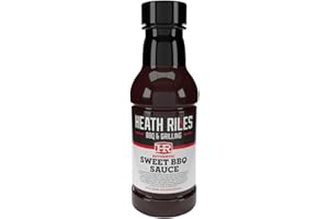 Heath Riles BBQ Sweet Barbecue Sauce, Champion Pitmaster Recipe, Bottle 16 oz.