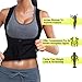 Women Waist Trainer Corset Neoprene Sweat Sauna Vest with Zipper for Weight Loss Tummy Control Fat Burning Slim Body Shaper (Black Hot Vest, L (US 12))