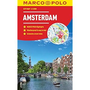 Amsterdam Marco Polo City Map 2018 Landkaart – Gevouwen Kaart, 15 december 2018