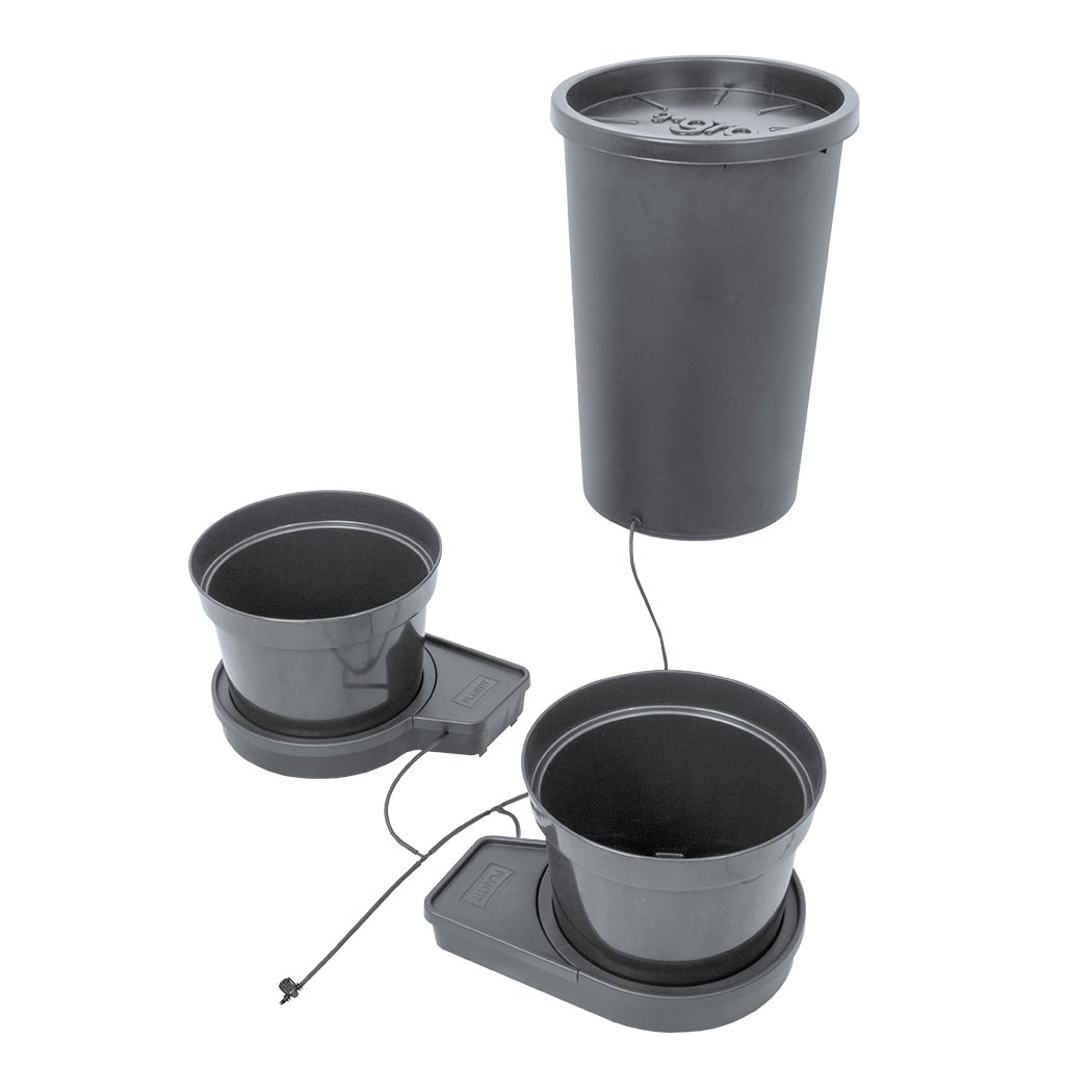 PLANT IT GoGro Automatic Watering Systems Essential 2 Plant Kit - 15L Pots