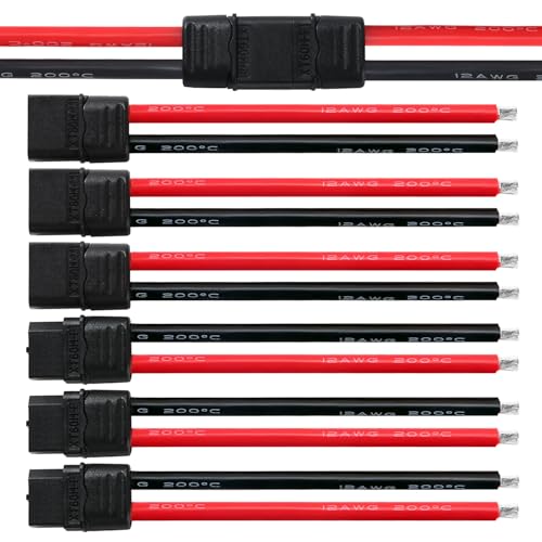 XT60 + Sheath + Cable - Black