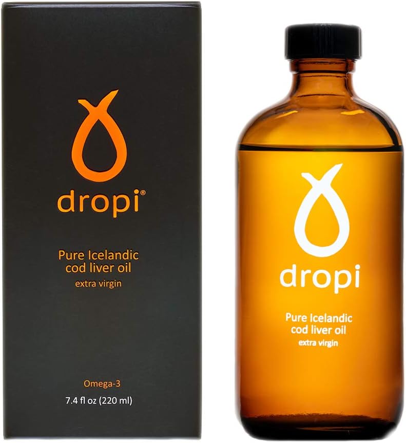 DROPI Clean Icelandic Fish Oil - 170ml Liquid (Unflavoured), Cyq-ddj-s1704, 170 ml (Pack of 1)