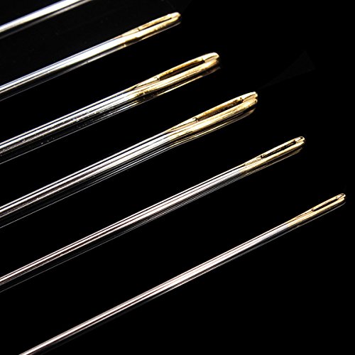 6pcs 2/0 57-69mm Sewing Needles For Leather Handsewn Handwork
