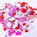 Resinta 600 Pieces Foam Heart Stickers Self-adhesive Heart Shapes Stickers for Valentine's Day Decoration, Assorted Colors and Sizes