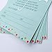 Adelagnes Birsppy AealifesBaby Sprinkle/Baby Shower Invitation, Set of 20 Fill in The Blank Invitations - Invites for Boy Girl Shower, Siblings, Second Kid