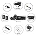 MELCAM Video Camera Camcorder FHD 1080P 30FPS 24MP YouTube Camera with Microphone 3.0 Inch 270 Degree Rotation 16X Zoom Remote Control Vlogging Digital Video Camera with 2 Batteries