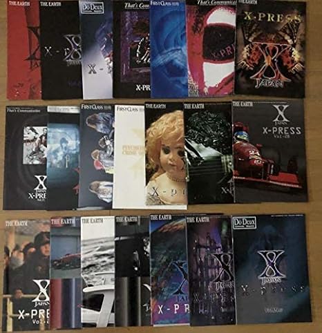 Amazon 貴重 Xjapan ファンクラブ 会報 Yoshiki 21冊 エックス 1993年 1997年 アイドル 芸能人グッズ 通販