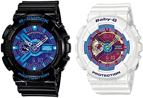 Amazon カシオ Casio メンズ レディース Gショック ベビーg ペアウォッチ アナデジ 多機能 Ga 110hc 1ajfba 112 7ajf 腕時計 正規輸入品 メンズ腕時計 腕時計 通販
