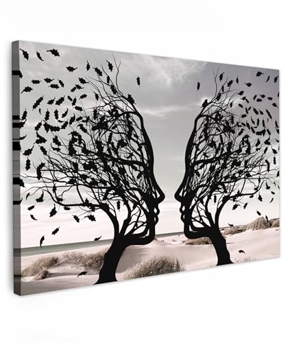 MuchoWow© Leinwand Groß XXL Deko Schlafzimmer Aesthetic Leinwandbilder